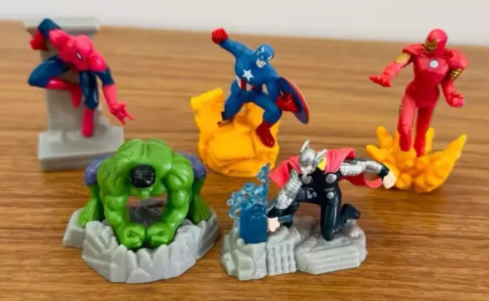 Coleção mini figuras da Marvel