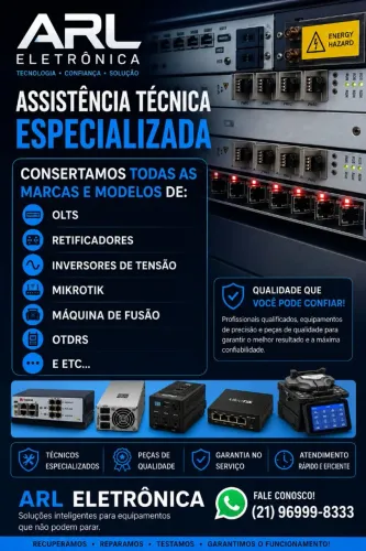 Conserto e manutenção em OLT's