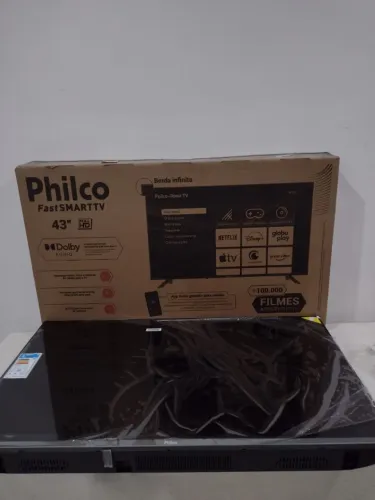 Tv Philco 43 zero (Tela trincada)
