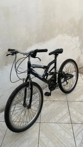 Bike aro 24 OFERTA !!! com marcha , amortecedor traseiro, seminova REVISADA pronto p/ uso