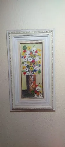 Quadro Pintura a óleo de Natureza Floral - Grande