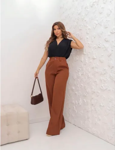 CALÇA PANTALONA MARROM