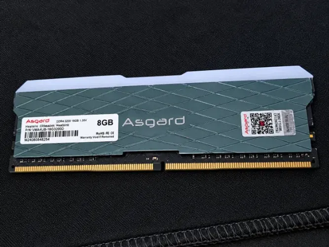Memória Ram asgard 3200 mhz 8gb com RGB