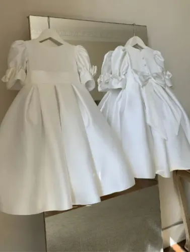 VESTIDO daminha nina baunilha