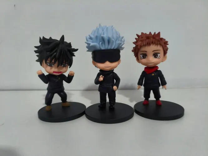 Kit 03 action figures Jujutsu Kaisen 08cm
