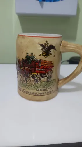 Caneca primeira edição Budweiser (rara)