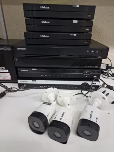 Gravador DVR Com HD 500gb Intelbras HikVision Motorola, Cameras HD Intelbras 1120b