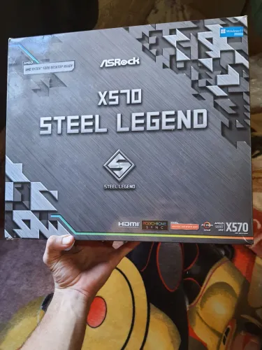 Placa mãe AM4 AsRock Steel legend X570
