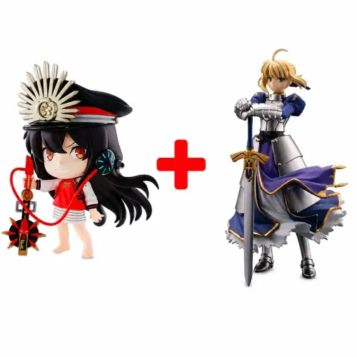 Kit 2 Figures Originais Saber + Oda nobunaga Ichiban Kuji - Kaiyodo Fate grand/Order Fate