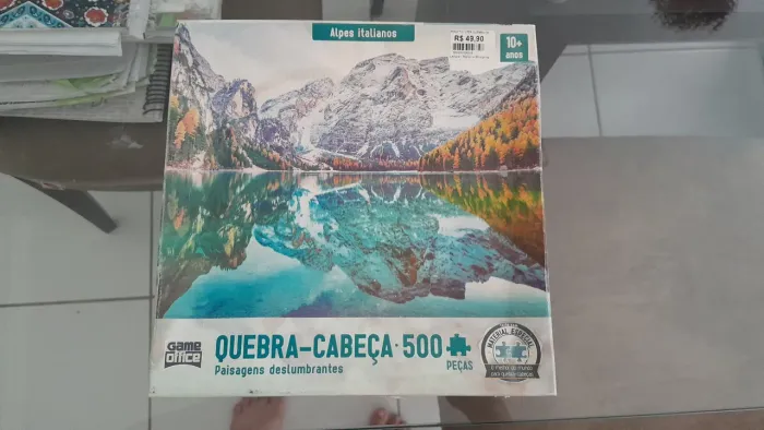 QUEBRA-CABEÇA 500 PCS PAISAGEM - usado