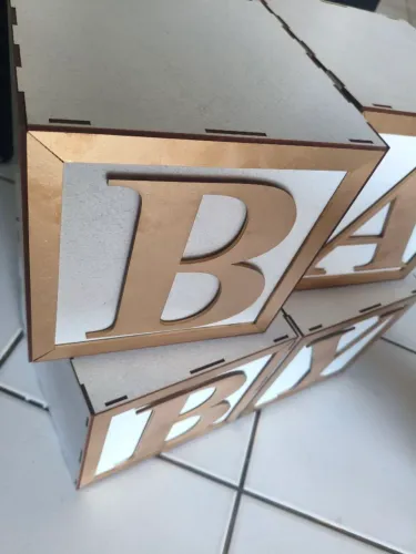 Cubos para chá revelação