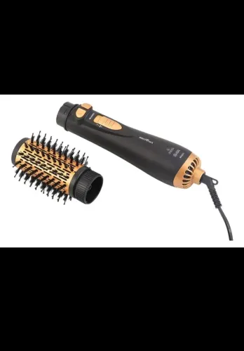 Escova Modeladora Rotativa Britânia Ber20pd 3 Temperaturas Cor Preto e Dourado