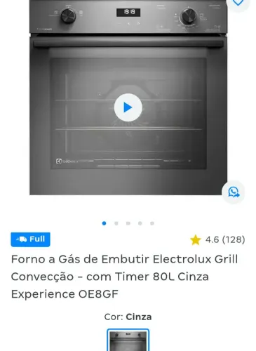 Forno de embutir Electrolux Novo 220v