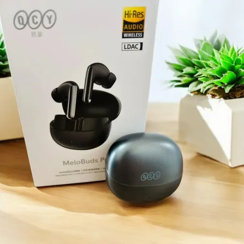 Fone Bluetooth QCY Melobuds Pro ANC LDAC Preto Lacrado Original
