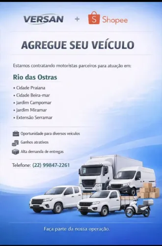 Agregar se veículo para entrega