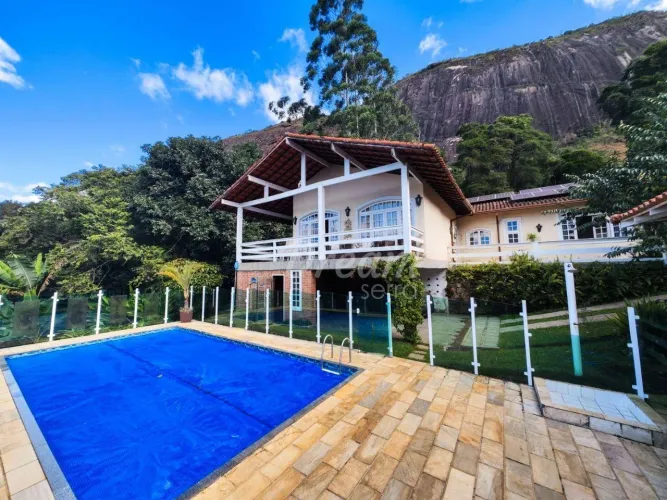 RJ - TERESÓPOLIS - PARQUE DO IMBUÍ SÍTIO COMPLETO COM VISTA DESLUMBRANTE PARA A MULHER DE
