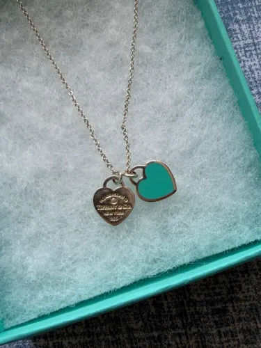 Colar Tiffany&co Return to Tiffany com diamante mini