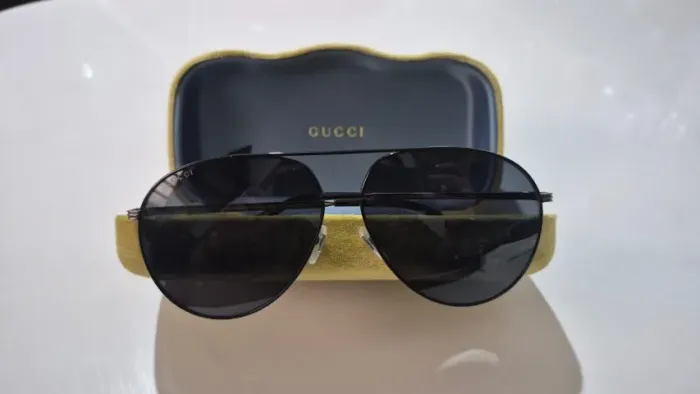 Óculos Aviador Gucci Original Importado