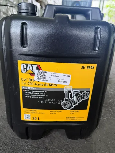 Óleo de motor 15w40  caterpillar linha pesada 
