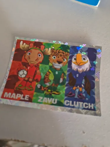 Figurinha rara dos mascotes da copa figurinha da copa FWC 3