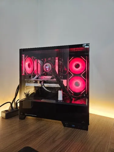 GABINETE GAMER AQUARIO COM 1 FAN RGB