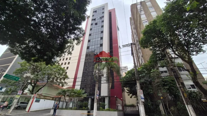 Sala comercial para alugar em Perdizes, Conjunto comercial com 5 vagas, 120m², andar alto,