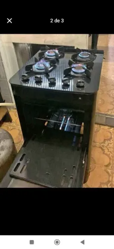 Vendo fogão mesa de vidro
