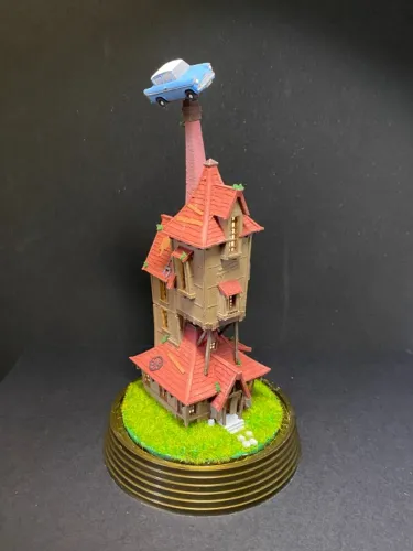 A toca Weasley | Diorama Harry Potter