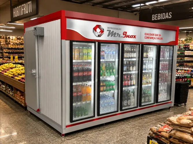 Expositor e camara fria refrigerado 