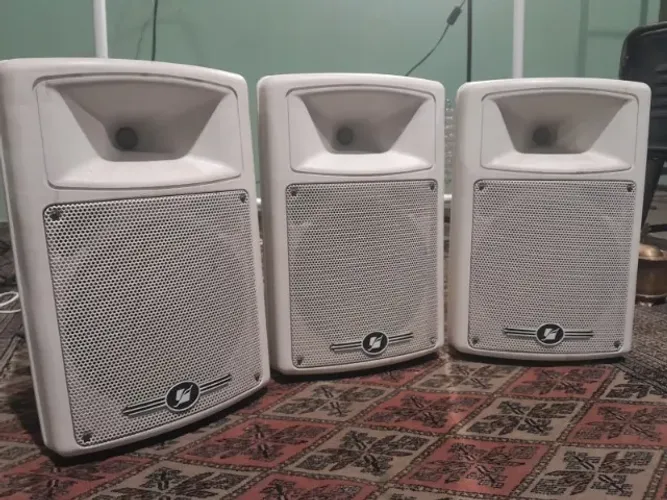  3 Caixas Acústicas Frahm PS600 Brancas Passivas 120W RMS
