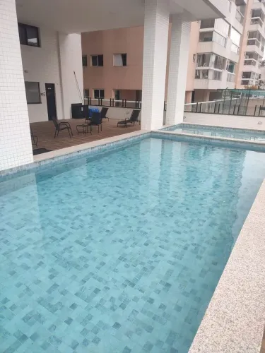 Apartamento mobiliado para locação definitiva no Canto do Forte - Praia Grande