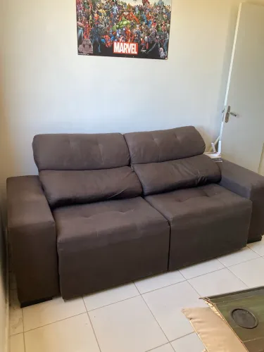 SOFÁ RETRÁTIL E RECLINÁVEL - 2 LUGARES
