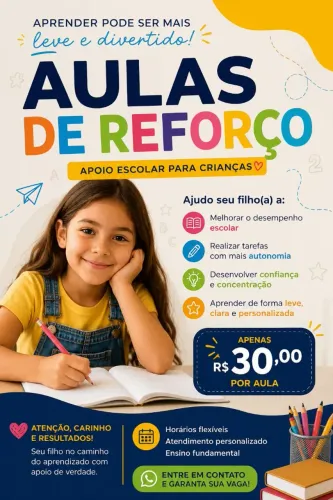 Aulas de reforço