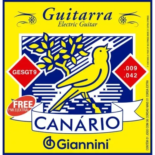 Encordamento GIANNINI para Guitarra (0,009 mm)