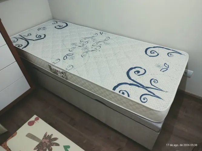 Cama box baú solteiro sem colchão