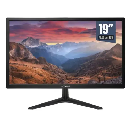 Monitor Mymax 19? HD LED HDMI VGA VESA 60Hz Preto MM191610HV/BK