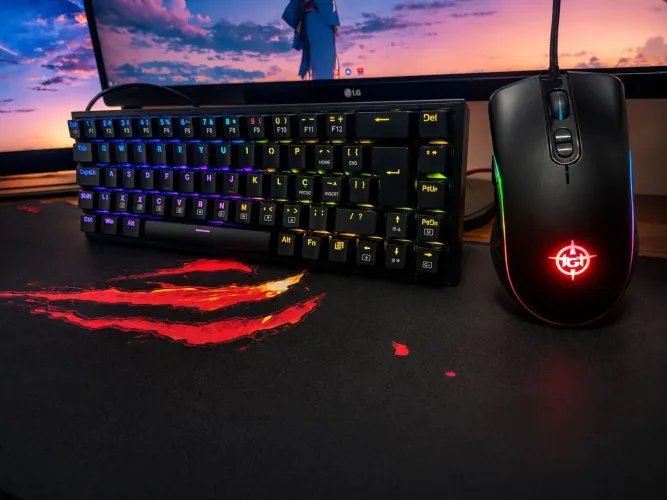 KIT Mouse e Teclado Gamer
