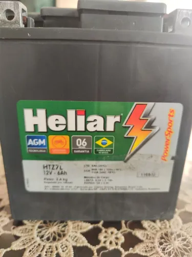 Vendo bateria 6ah Heliar 