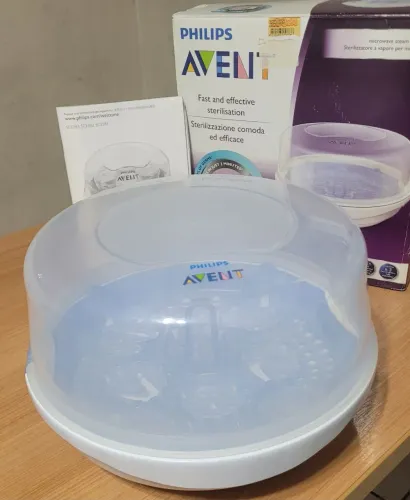 Esterilizador de Mamadeiras e Chupetas para Micro-ondas Philips Avent - Excelente Estado!
