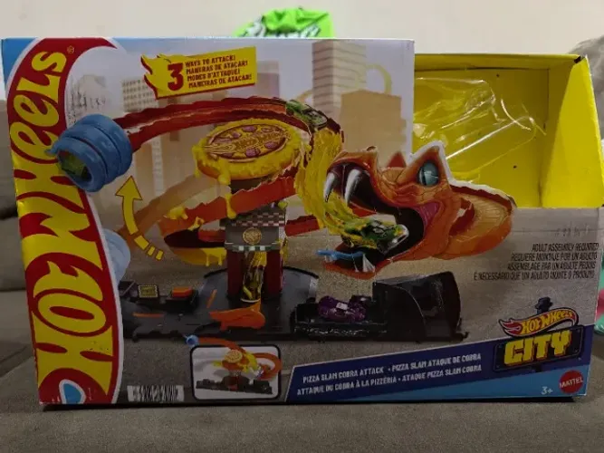 Pista Hot Wheels Ataque da Cobra