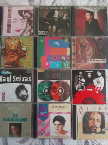 CDS DE ROCK, REGGAE, MPB BEM CONSERVADOS A PARTIR DE 5 REAIS