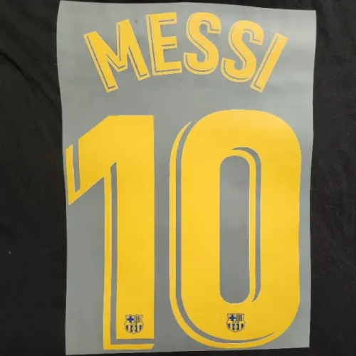 Termocolante Messi 10 camisa Barcelona