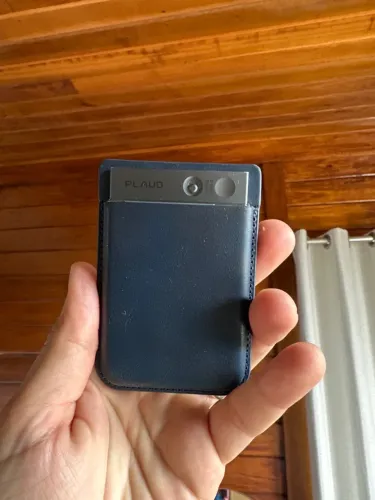 Plaud Note Gravador De Voz Azul 64gb Com Transcrição Ai