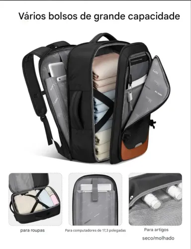 Mochila de viagem - nova