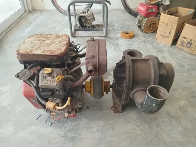 Motor 18 cv com draga de 3 polegadas 