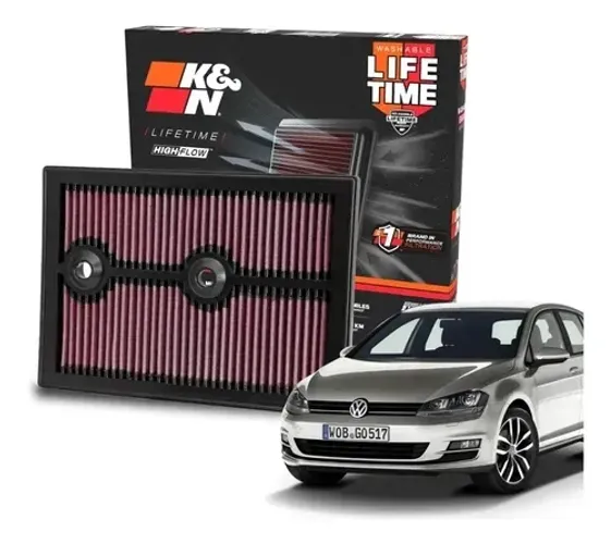 Filtro esportivo K&N - Golf/A3 1.4T