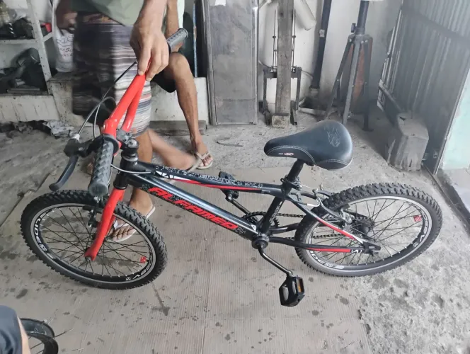Bicicleta aro 20 de alumínio alfameque