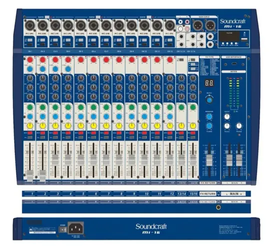 MESA ANALOGICA SOUNDCRAFT M16 BLUETOOTH