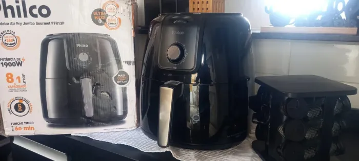 Airfray jumbo 1.8 1900 w bem grande nova ninca usada na caixa