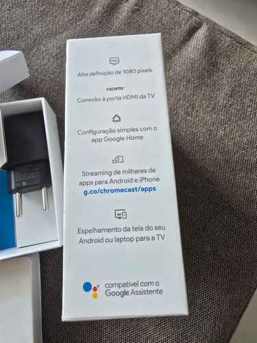 Google Chromecast 3ª Geração Full HD Novo na Caixa - Original
